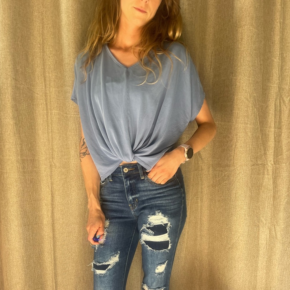 Lavender Field flowy top